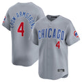 C.Cubs #4 Pete Crow-Armstrong Player Gray Road Limited Home Hdoa Stitched Jerseys