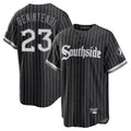 C.White Sox #23 Andrew Benintendi Player Black City Connect Home Game Hdoa Stitched Jerseys