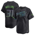 T.Bay Rays #31 Cedric Mullins Player Black City Connect Home Limited Hdoa Stitched Jerseys