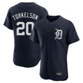 D.Tigers #20 Spencer Torkelson Player Navy Limited Elite Home Hdoa Stitched Jerseys