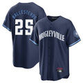 C.Cubs #25 Mois¨¦s Ballesteros Player Navy City Connect Home Game Hdoa Stitched Jerseys