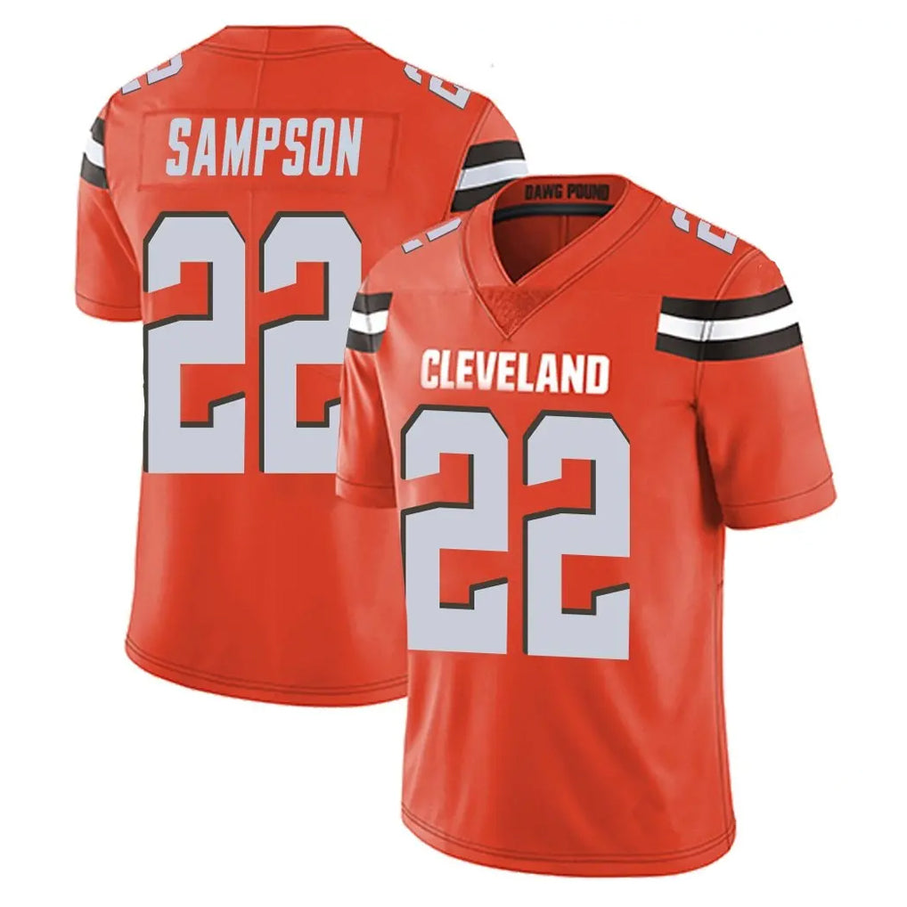 C.Browns #22 Dylan Sampson Player Orange Alternate Vapor Untouchable Limited Home Game Hdoa Stitched Jerseys