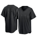 P.Phillies #7 Trea Turner Player Black Pitch Fashion Limited T-shirt Hdoa Stitched Jerseys
