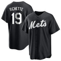 NY.Mets #19 Bo Bichette Player Black Home Game Hdoa Stitched Jerseys
