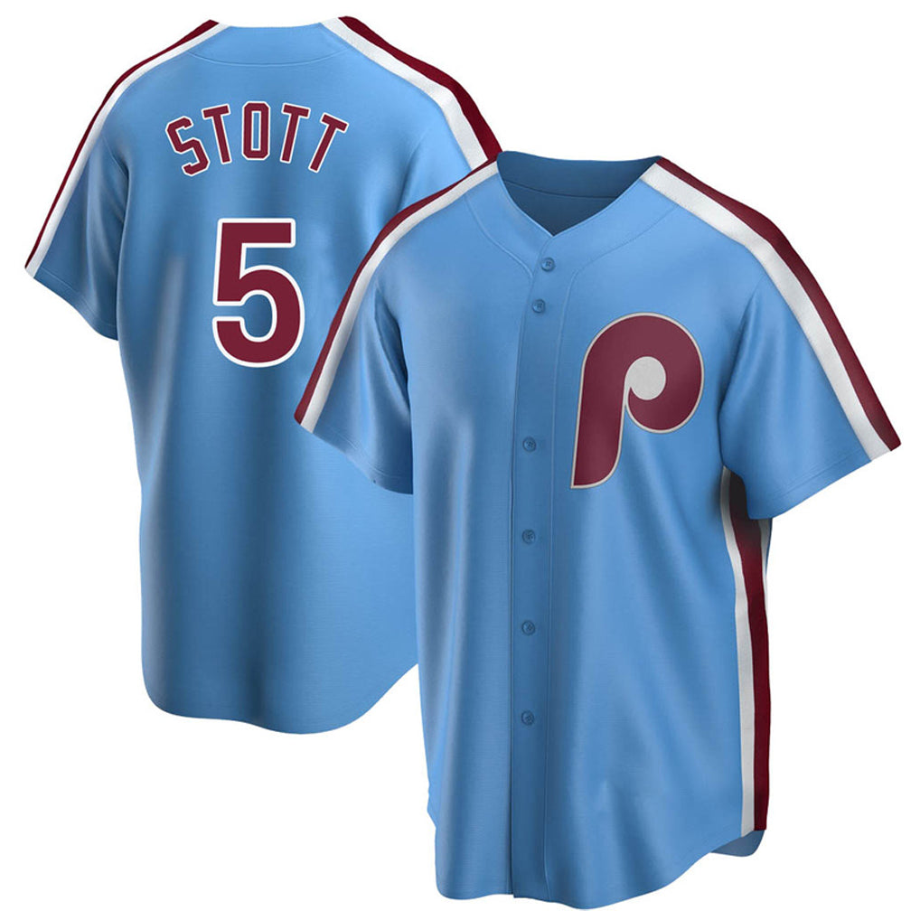 P.Phillies #5 Bryson Stott Player Light Blue Home Game Hdoa Stitched Jerseys