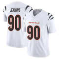 C.Bengals #90 Kris Jenkins Jr Player White Vapor F.U.S.E. Limited Home Game Hdoa Stitched Jerseys