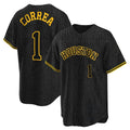 H.Astros #1 Carlos Correa Player Snake Skin City Home Game Hdoa Stitched Jerseys