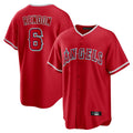 LA.Angels #6 Anthony Rendon Player Red Home Game Hdoa Stitched Jerseys