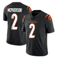 C.Bengals #2 Evan McPherson Player Black Vapor Untouchable Limited Home Game Hdoa Stitched Jerseys