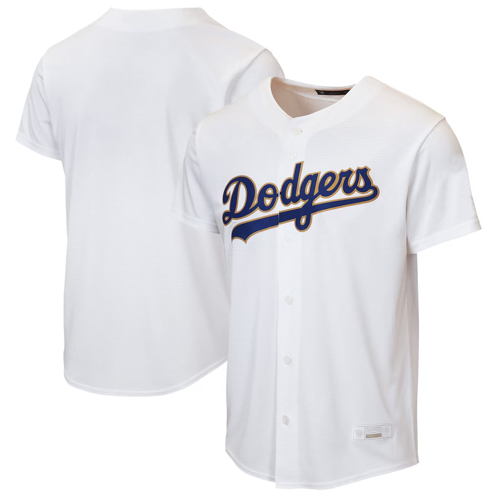 LA.Dodgers ## Dodgers Blank Player Gold White 2026 Collection Stadium Game Hdoa Stitched Jerseys