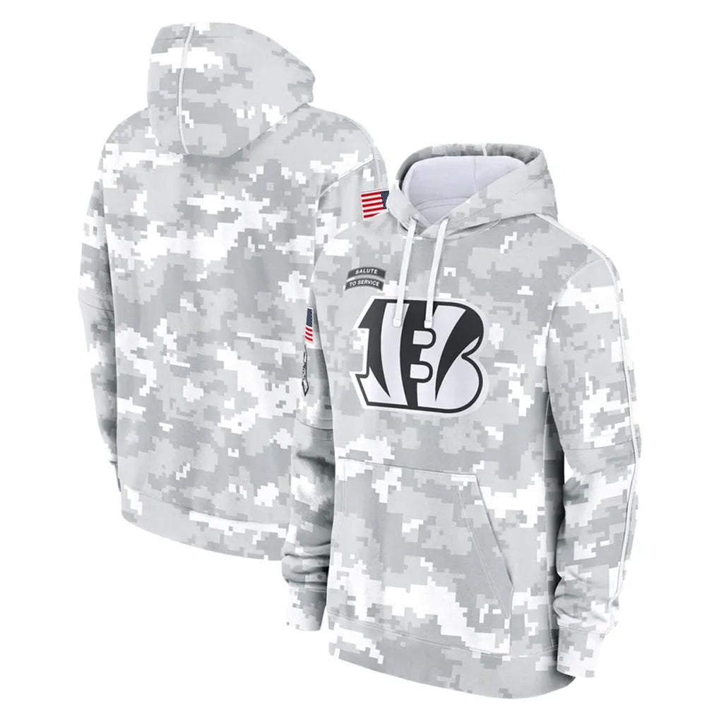 C.Bengals ## Bengals Blank Player Arctic Camo Salute to Service Pullover Hoodie Limited Hdoa Stitched Jerseys