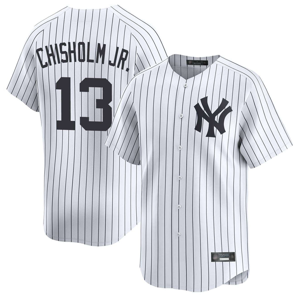 NY.Yankees #13 Jazz Chisholm Jr Player White Limited Home Hdoa Stitched Jerseys