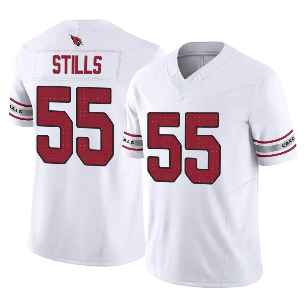 A.Cardinals #55 Dante Stills Player White Vapor F.U.S.E. Limited Home Game Hdoa Stitched Jerseys