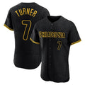 P.Phillies #7 Trea Turner Player Black Snake Skin City Home Limited Elite Hdoa Stitched Jerseys