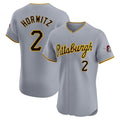 P.Pirates #2 Spencer Horwitz Player Gray Road Home Limited Elite Hdoa Stitched Jerseys