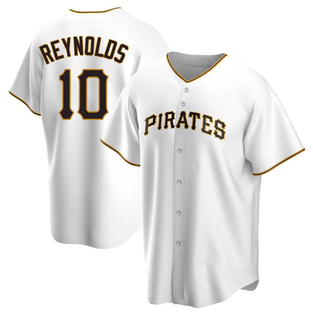 P.Pirates #10 Bryan Reynolds Player White Home Game Hdoa Stitched Jerseys
