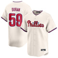 P.Phillies #59 Jhoan Duran Player Cream Home Limited Hdoa Stitched Jerseys