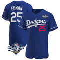 LA.Dodgers #25 Tommy Edman Player Royal World Series Limited Elite Home Hdoa Stitched Jerseys