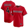 C.Guardians #4 Brayan Rocchio Player Red Limited Home Hdoa Stitched Jerseys