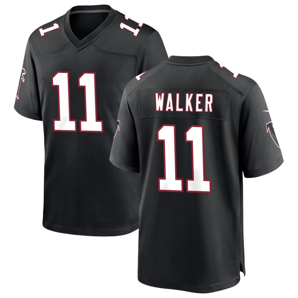 A.Falcons #11 Jalon Walker Player Black Throwback Game Hdoa Stitched Jerseys