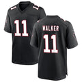 A.Falcons #11 Jalon Walker Player Black Throwback Game Hdoa Stitched Jerseys