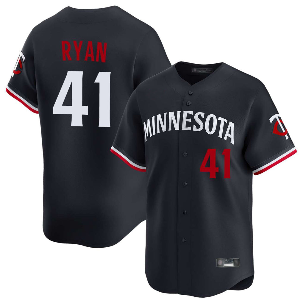 M.Twins #41 Joe Ryan Player Navy Home Limited Hdoa Stitched Jerseys
