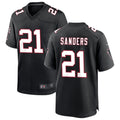A.Falcons #21 Deion Sanders Player Black Throwback Limited Hdoa Stitched Jerseys