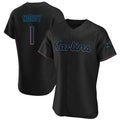 M.Marlins #1 Connor Norby Player Black Home Limited Elite Hdoa Stitched Jerseys