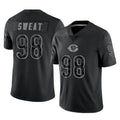 C.Bears #98 Montez Sweat Player Black REFLECTIVE Limited Game Hdoa Stitched Jerseys