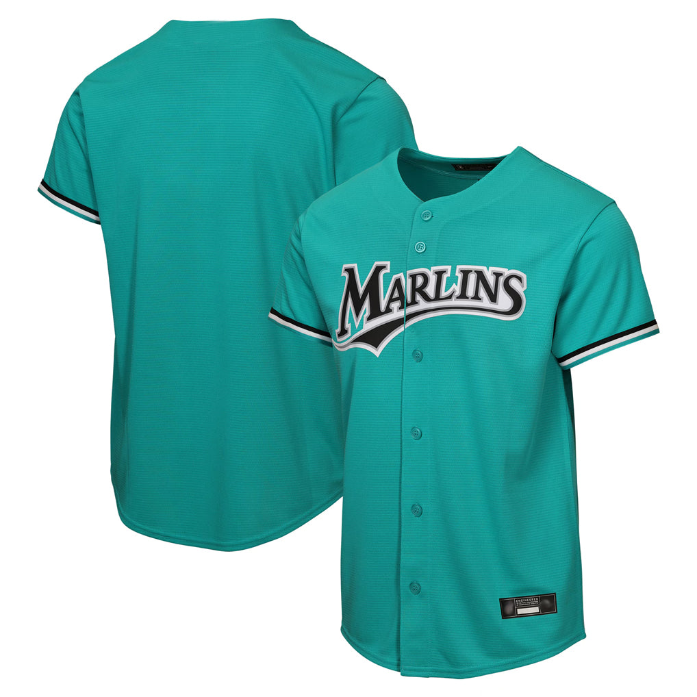 M.Marlins ## Marlins Blank Player Teal Mitchell & Ness Cooperstown Collection Game Hdoa Stitched Jerseys