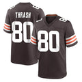 C.Browns #80 Jamari Thrash Player Brown Home Game Hdoa Stitched Jerseys