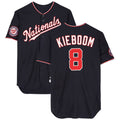 W.Nationals #8 Carter Kieboom Player Navy Home Game Hdoa Stitched Jerseys