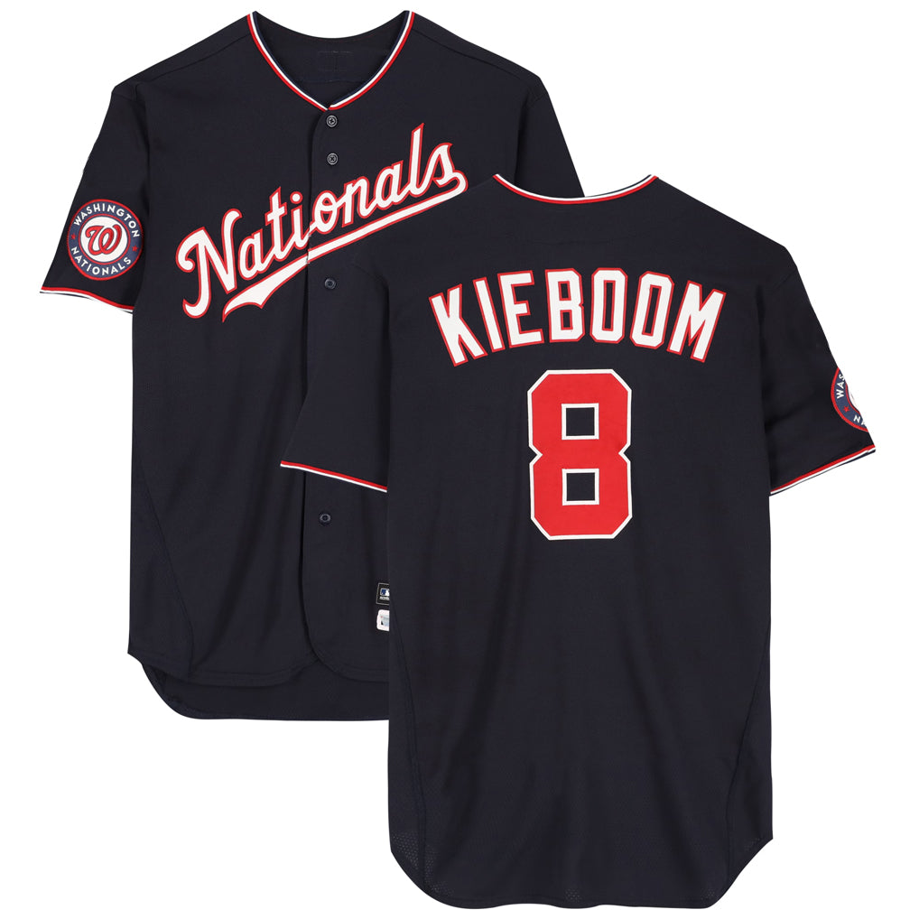 W.Nationals #8 Carter Kieboom Player Navy Home Game Hdoa Stitched Jerseys