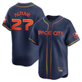 H.Astros #27 Jose Altuve Player Navy City Connect Limited Home Hdoa Stitched Jerseys