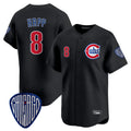 C.Cubs #8 Ian Happ Player Black Vapor Premier Limited Home Hdoa Stitched Jerseys