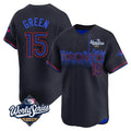 T.Blue Jays #15 Chad Green Player Black&Blue 2025 World Series City Connect Hdoa Stitched Jerseys