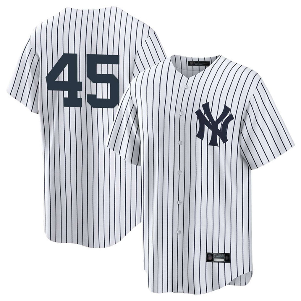 NY.Yankees #45 Gerrit Cole Player White Game Home Hdoa Stitched Jerseys
