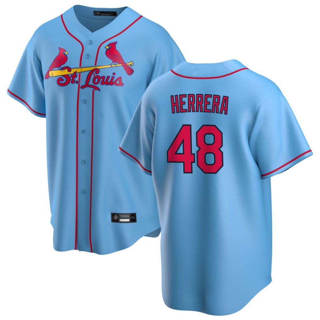 St. Louis Cardinals #48 Ivan Herrera Player Light Blue  Home Game Hdoa Stitched Jerseys