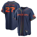 H.Astros #27 Jose Altuve Player Navy City Connect Home Game Hdoa Stitched Jerseys