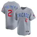 C.Cubs #2 Nico Hoerner Player Gray Road Limited Home Hdoa Stitched Jerseys