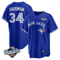 T.Blue Jays #34 Kevin Gausman Player Royal 2025 World Series Limited Hdoa Stitched Jerseys