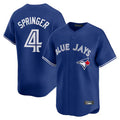 T.Blue Jays #4 George Springer Player Royal Home Limited Hdoa Stitched Jerseys