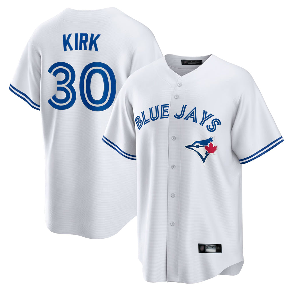 T.Blue Jays #30 Alejandro Kirk Player White Home Game Hdoa Stitched Jerseys
