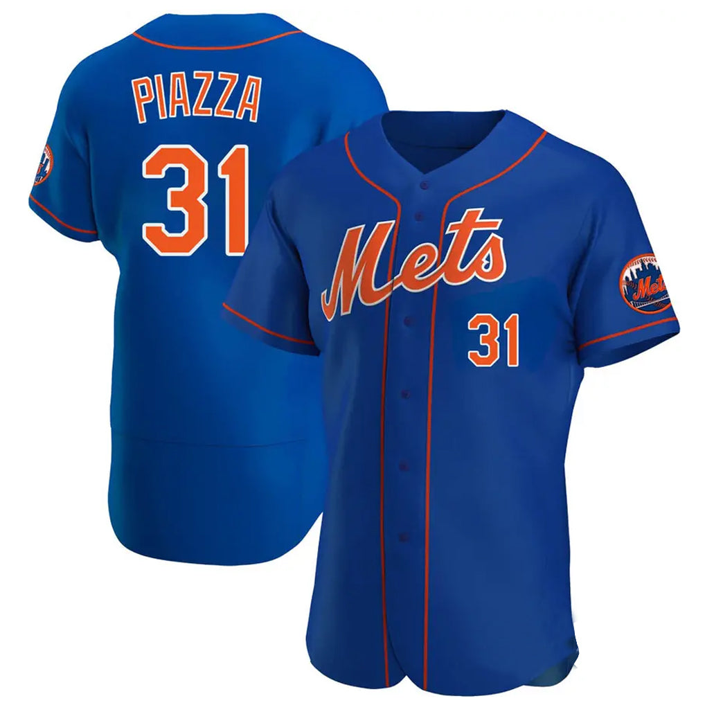 NY.Mets #31 Mike Piazza Player Royal Limited Elite Home Hdoa Stitched Jerseys