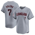 C.Guardians #7 George Valera Player Gray Road Limited Home Hdoa Stitched Jerseys