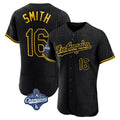 LA.Dodgers #16 Will Smith Player Black World Series Meet Snake Skin City Limited Elite Home Hdoa Stitched Jerseys