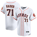 H.Astros #71 Josh Hader Player White Home Limited Hdoa Stitched Jerseys