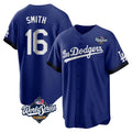 LA.Dodgers #16 Will Smith Player Royal World Series City Connect Home Game Hdoa Stitched Jerseys