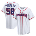 S.Diego Padres #58 Wandy Peralta Player White 2026 World Classic Home Limited Hdoa Stitched Jerseys