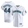 S.Mariners #44 Julio Rodriguez Player White Home Limited Hdoa Stitched Jerseys